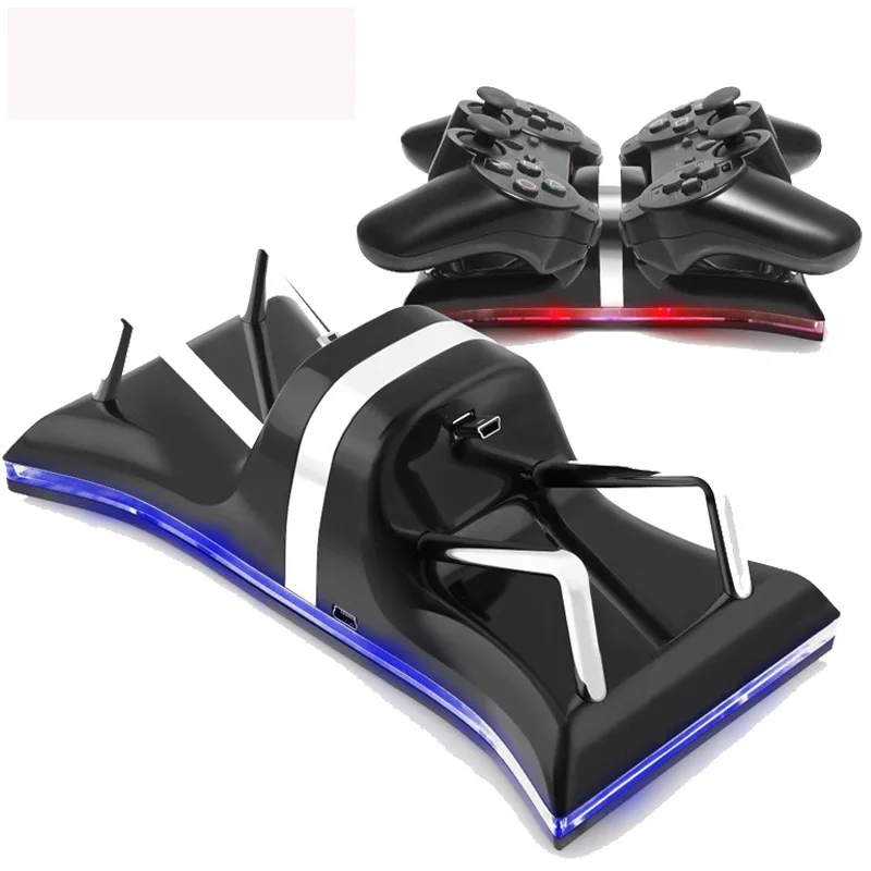 USB Dual Charge Station Charging Dock Stand For Sony PlayStation 3 Blue Light USB Charger for PS3 Controller Charger
USB Dual Charge Station Charging Dock Stand For Sony PlayStation 3 Blue Light USB Charger for PS3 Controller Charger