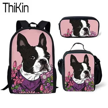 THIKIN 3pcs/set Primary School Bags for Kids Cute French Bulldog Printing Schoolbag Girls School Bag Backpack Children Satchel
THIKIN 3pcs/set Primary School Bags for Kids Cute French Bulldog Printing Schoolbag Girls School Bag Backpack Children Satchel