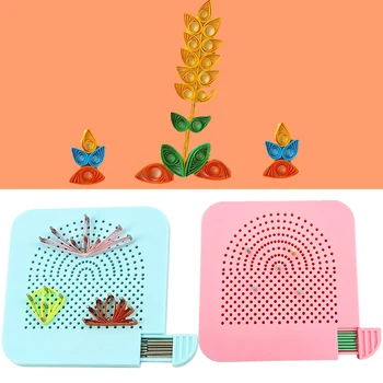 Kids Paper Quilling Grid Guide Paper Rolling Board Tool with 20pcs Pins for DIY Handmade Paper Folding Paper Quilling Craft Toy
Kids Paper Quilling Grid Guide Paper Rolling Board Tool with 20pcs Pins for DIY Handmade Paper Folding Paper Quilling Craft Toy