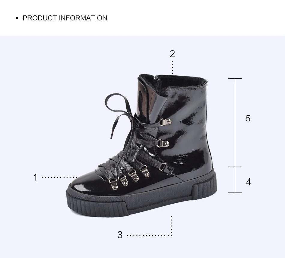 Donna-in 2018 Fashion Winter Ankle Boots Women Leather Platform High Heel Lace Up Short Pulsh Warm Female Boots Ladies Shoes (14)