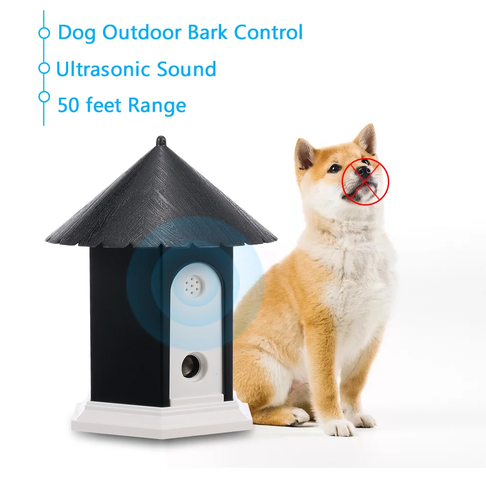 Pet Dog Outdoor Bark Control Ultrasonic Sound Anti Barking Device Waterproof Sonic Bark Deterrents Dogs Training Control Tool
Pet Dog Outdoor Bark Control Ultrasonic Sound Anti Barking Device Waterproof Sonic Bark Deterrents Dogs Training Control Tool