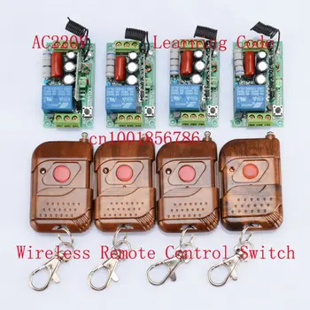 220V 1CH RF Wireless Remote Switch 1Receiver&T1ransmitter Light Lamp LED SMD ON OFF Switch10A Relay Momenrary Toggle 4pcs/lot
220V 1CH RF Wireless Remote Switch 1Receiver&T1ransmitter Light Lamp LED SMD ON OFF Switch10A Relay Momenrary Toggle 4pcs/lot