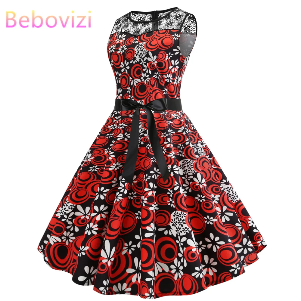 Bebovizi Sexy Party Retro Bandage Dress Summer Fashion Women 2019 Vintage Dresses Casual Office Plus Size Elegant Print Vestidos
Bebovizi Sexy Party Retro Bandage Dress Summer Fashion Women 2019 Vintage Dresses Casual Office Plus Size Elegant Print Vestidos
