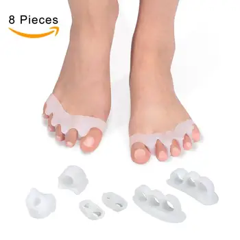 8pcs Silicone Foot Gel Bunion Protector Kits Toe Separators Straightener Spreader Finger Toe Separator
8pcs Silicone Foot Gel Bunion Protector Kits Toe Separators Straightener Spreader Finger Toe Separator