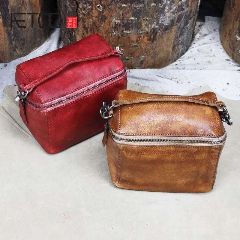 AETOO 2018 new retro first layer cowhide leather zipper three-dimensional fashion handbag diagonal shoulder bag female
AETOO 2018 new retro first layer cowhide leather zipper three-dimensional fashion handbag diagonal shoulder bag female