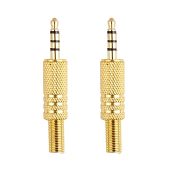 Areyourshop Gold Plated Metal 3.5mm 1/8" Audio Video Jack Plug Connector 4PIN Way Pole 2PCS Wholesale Connector
Areyourshop Gold Plated Metal 3.5mm 1/8" Audio Video Jack Plug Connector 4PIN Way Pole 2PCS Wholesale Connector