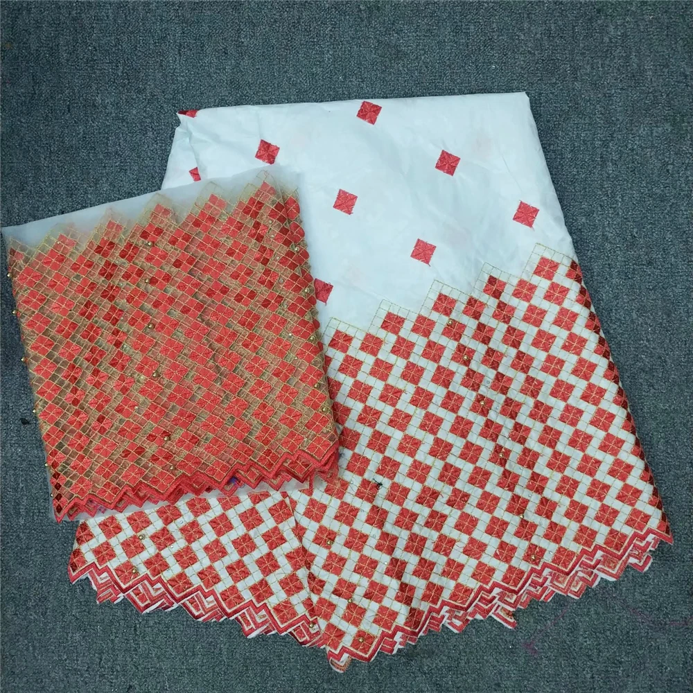 2018 African Broderie Bead Brocade Lace Fabric Bazin Riche Getzner With 2yards French Net Lace Nigeria For Wedding Dress
2018 African Broderie Bead Brocade Lace Fabric Bazin Riche Getzner With 2yards French Net Lace Nigeria For Wedding Dress