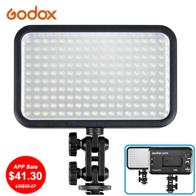 

Godox LED 170 LED170 Video Lamp Light For Nikon Canon Pentax DV Wedding Videography Photo journalistic Video Shooting NP-F970