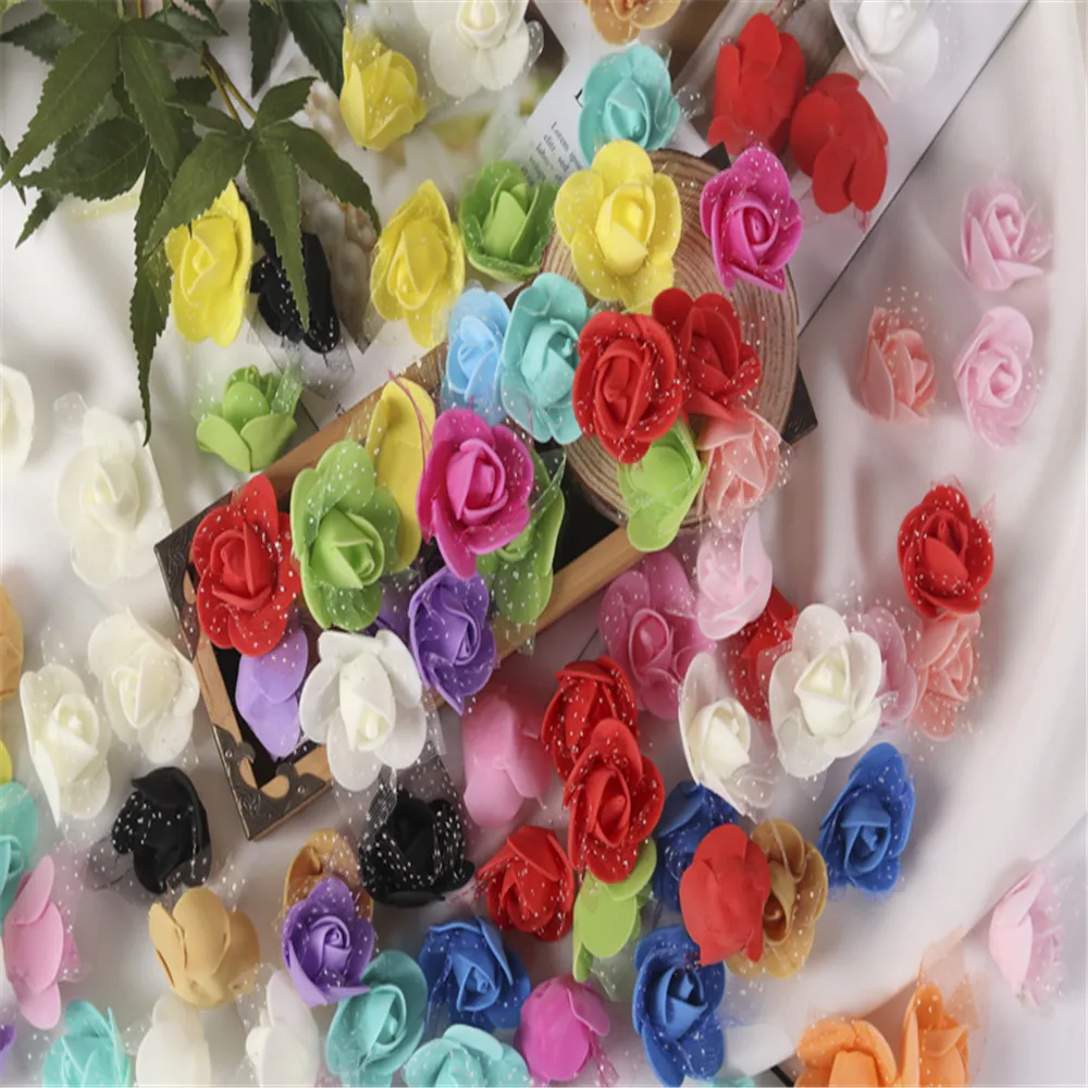 500 Pcs/lot 3.5cm Foam Flower Handmade Artificial PE Foam Rose Flowers Heads Wedding Home Decoration DIY Scrapbooking Crafts
500 Pcs/lot 3.5cm Foam Flower Handmade Artificial PE Foam Rose Flowers Heads Wedding Home Decoration DIY Scrapbooking Crafts