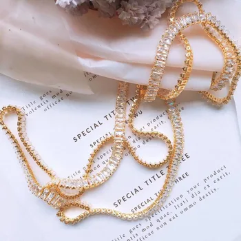 1M/pack Luxury Nail Art Zircon Stone Gold Chain Rectangle Zircon Stone Chain 2*5mm rectangle stone
1M/pack Luxury Nail Art Zircon Stone Gold Chain Rectangle Zircon Stone Chain 2*5mm rectangle stone