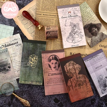 Mr Paper 24pcs/lot 12 Designs Vintage Style Famous Literature Female Authors Memo Pads Creative Artsy Loose Leaf Note Memo Pads
Mr Paper 24pcs/lot 12 Designs Vintage Style Famous Literature Female Authors Memo Pads Creative Artsy Loose Leaf Note Memo Pads