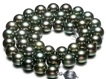 AAA++ stunning10-11mm round Tahitian blacak green pearl necklace 18inch925s kkk
AAA++ stunning10-11mm round Tahitian blacak green pearl necklace 18inch925s kkk