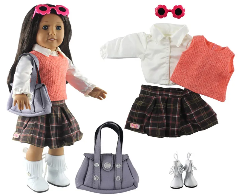 Hot sell! 1 set Leisure handmade dress clothes outfit Princess skirt for 18"American Doll Fashion Lovely Clothes
Hot sell! 1 set Leisure handmade dress clothes outfit Princess skirt for 18"American Doll Fashion Lovely Clothes
