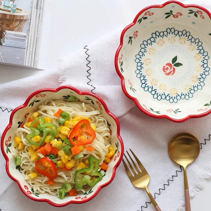 Salad Bowl Japanese Style Breakfast Noodle Bowl Creative Soup Bowl Home Dry Mix Cute Japanese Tableware Plate
Salad Bowl Japanese Style Breakfast Noodle Bowl Creative Soup Bowl Home Dry Mix Cute Japanese Tableware Plate