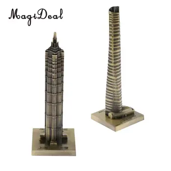 2pcs Vintage Bronze Jin Mao Tower Statue and Shanghai Tower Model Statue Collectible Figurine Home Desktop Decor
2pcs Vintage Bronze Jin Mao Tower Statue and Shanghai Tower Model Statue Collectible Figurine Home Desktop Decor