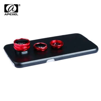 Apexel mobile Phone Camera Lens With Case 3 in 1 Fish Eye Lens Wide Angle Macro lens For Samsung Galaxy S8 S7 S6 Edge Plus Phone
Apexel mobile Phone Camera Lens With Case 3 in 1 Fish Eye Lens Wide Angle Macro lens For Samsung Galaxy S8 S7 S6 Edge Plus Phone