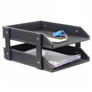Business Double-layer File Tray Office Desktop Documents Classification Organizer PU Leather Folder Plate CAN CUSTOMIZE LOGO
Business Double-layer File Tray Office Desktop Documents Classification Organizer PU Leather Folder Plate CAN CUSTOMIZE LOGO