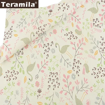 Teramila 100% Cotton Fabric Telas DIY Clothes Twill Material Tecido Pink Theme Cartoon Leaves and Animals Style Scrapbooking
Teramila 100% Cotton Fabric Telas DIY Clothes Twill Material Tecido Pink Theme Cartoon Leaves and Animals Style Scrapbooking
