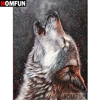 HOMFUN Full Square/Round Drill 5D DIY Diamond Painting "Animal wolf" 3D Diamond Embroidery Cross Stitch Home Decor A18568
HOMFUN Full Square/Round Drill 5D DIY Diamond Painting "Animal wolf" 3D Diamond Embroidery Cross Stitch Home Decor A18568