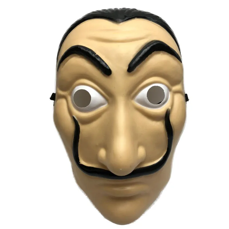 Money Heist The House of Paper La Casa De Papel Mask for Men Women Salvador Dali Mask Halloween Carnival Christmas dali Mask
Money Heist The House of Paper La Casa De Papel Mask for Men Women Salvador Dali Mask Halloween Carnival Christmas dali Mask