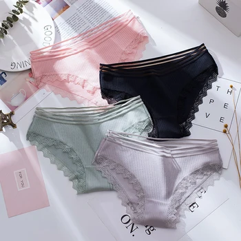 Sexy Ladies Panties Striped Cotton Bow Cute Sweet Girl Briefs Large Size Bag Hip Simple Comfortable Breathable Underwear Women
Sexy Ladies Panties Striped Cotton Bow Cute Sweet Girl Briefs Large Size Bag Hip Simple Comfortable Breathable Underwear Women