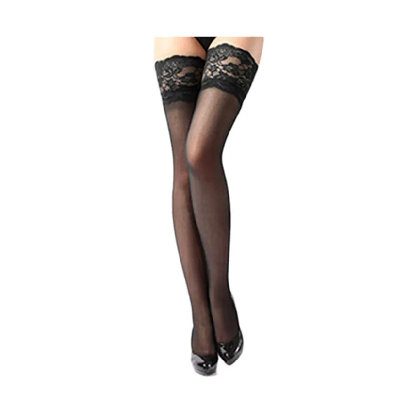 1 Pair Sexy Women Half Sheer Lace Top Thigh High Stockings Nets Nightclubs Female Stockings Black White Red Dropshipping 30OR12
1 Pair Sexy Women Half Sheer Lace Top Thigh High Stockings Nets Nightclubs Female Stockings Black White Red Dropshipping 30OR12