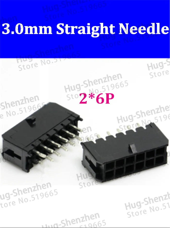 (50 компл./Лот) Molex 3,0 мм 12Pin 2 * 6Pin, шаг: 3,0 мм, прямая игла Molex3.0-12P
(50 компл./Лот) Molex 3,0 мм 12Pin 2 * 6Pin, шаг: 3,0 мм, прямая игла Molex3.0-12P