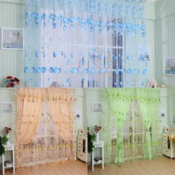LS4G 1M*2M tulle Curtains Chic Room Tulip Flower Sheer Curtain Pastoral Curtains for The Living Room Blue Green Orange
LS4G 1M*2M tulle Curtains Chic Room Tulip Flower Sheer Curtain Pastoral Curtains for The Living Room Blue Green Orange