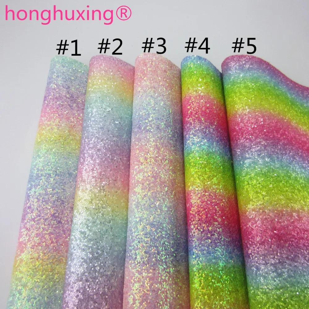 Honghuxing 1Yard Rainbow Chunky Glitter Fabric Leather Fabric For boxes, shoes DIY craft project Y013
Honghuxing 1Yard Rainbow Chunky Glitter Fabric Leather Fabric For boxes, shoes DIY craft project Y013
