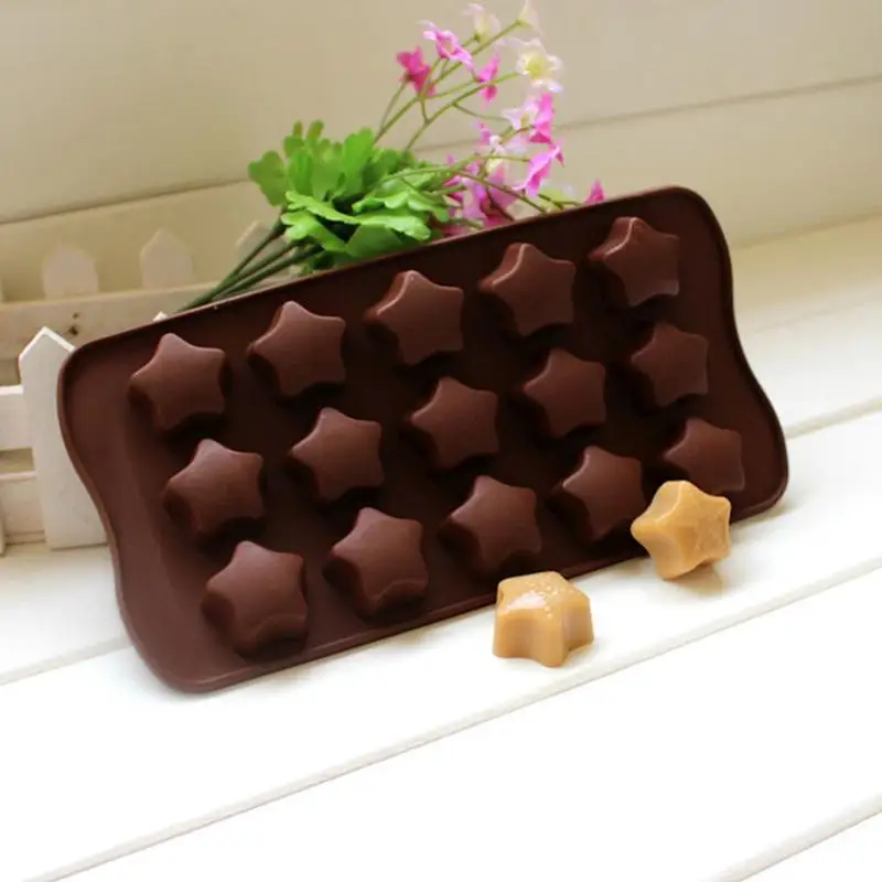 15 Holes Silicone Mould Star Shape Chocolate Mold Jelly Chocolate Soap DIY Cake Decorating Bakeware
15 Holes Silicone Mould Star Shape Chocolate Mold Jelly Chocolate Soap DIY Cake Decorating Bakeware