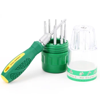 HuGuang 11PCS Multifunction Screwdriver Set Phillips/Slotted Bits Multitool Home Appliances Repair Hand Tools
HuGuang 11PCS Multifunction Screwdriver Set Phillips/Slotted Bits Multitool Home Appliances Repair Hand Tools