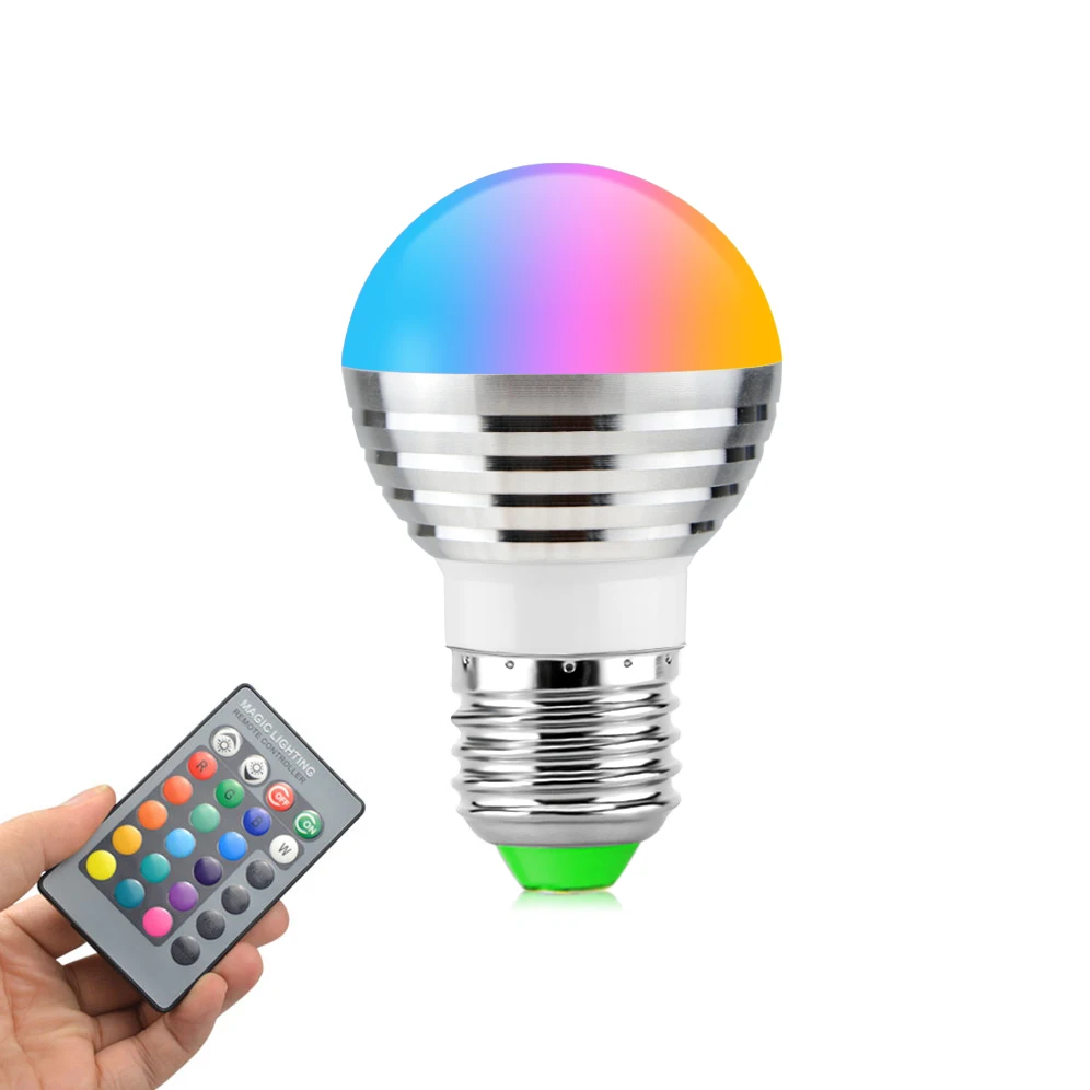 1PCS E27 AC110V 220V 230V 240V RGB LED Ball Bulb Color Changeable Night Light For Party Holiday Decoration Lamp + EU Plug
1PCS E27 AC110V 220V 230V 240V RGB LED Ball Bulb Color Changeable Night Light For Party Holiday Decoration Lamp + EU Plug