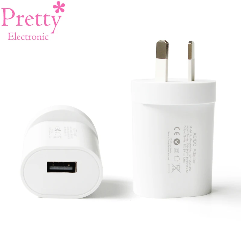 2 Pin AU Plug Wall USB Charger Adapter Travel charger Charging for Smart Mobile Phone 5V1A Charge Power Adaptor
2 Pin AU Plug Wall USB Charger Adapter Travel charger Charging for Smart Mobile Phone 5V1A Charge Power Adaptor