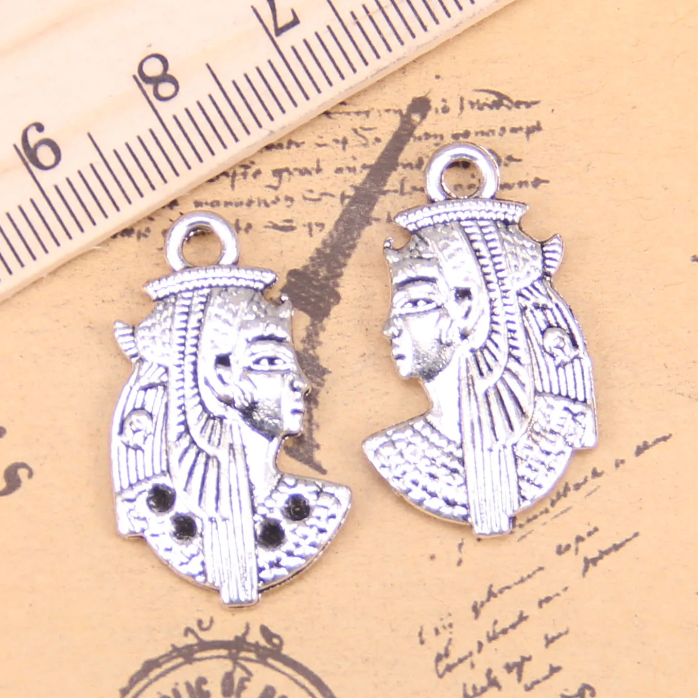 28pcs Jewelry Charms Egypt Cleopatra 29x17mm Antique Silver Plated Pendants Making DIY Handmade Tibetan Silver Jewelry
28pcs Jewelry Charms Egypt Cleopatra 29x17mm Antique Silver Plated Pendants Making DIY Handmade Tibetan Silver Jewelry