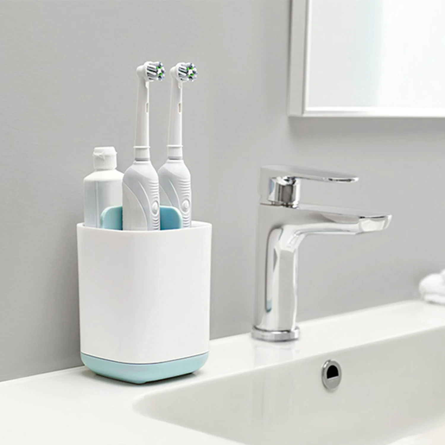 3-Slot Toothbrush Toothpaste Holder Stand Box Caddy Bathroom Accessories Organizer Electric Toothbrush Razor Stand Box Organizer
3-Slot Toothbrush Toothpaste Holder Stand Box Caddy Bathroom Accessories Organizer Electric Toothbrush Razor Stand Box Organizer