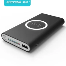 20000mah QI Wireless 2USB Ports Charger 5W Pad Power Bank Built-in Wireless Quick charge Charging Universal for iPhone X 8plus
20000mah QI Wireless 2USB Ports Charger 5W Pad Power Bank Built-in Wireless Quick charge Charging Universal for iPhone X 8plus