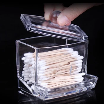 1pc/lot Clear Acrylic Q-tip Holder Box Good Quality Transparent Cotton Swabs Stick Storage Cosmetic Makeup Case
1pc/lot Clear Acrylic Q-tip Holder Box Good Quality Transparent Cotton Swabs Stick Storage Cosmetic Makeup Case