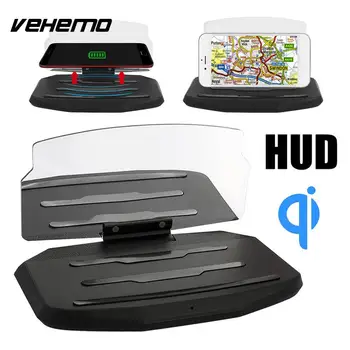Vehemo 5W Head-Up Display Phone HUD Stand Wireless Charger Car GPS Holder Multi-Functional Projection Bracket Smartphone 
Vehemo 5W Head-Up Display Phone HUD Stand Wireless Charger Car GPS Holder Multi-Functional Projection Bracket Smartphone
