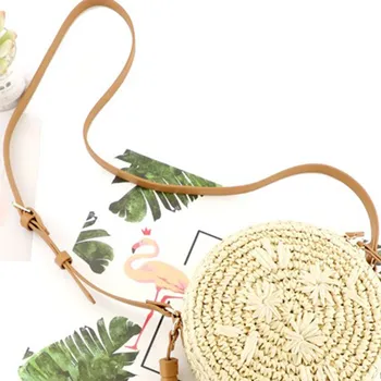 Stylish Beautiful women bag Tassel Decoration Women Messenger Bag Round Shape Straw Woven Solid Color Messenger Bag
Stylish Beautiful women bag Tassel Decoration Women Messenger Bag Round Shape Straw Woven Solid Color Messenger Bag