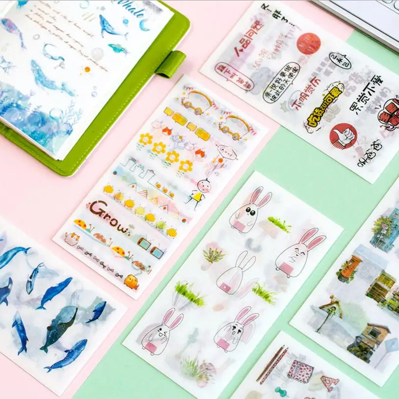 6 Pcs/Pack Animal Plants Life Kawaii Journal Diary Japanese Small Diy Travel Paper Cute Stickers Scrapbooking Flakes Stationery
6 Pcs/Pack Animal Plants Life Kawaii Journal Diary Japanese Small Diy Travel Paper Cute Stickers Scrapbooking Flakes Stationery