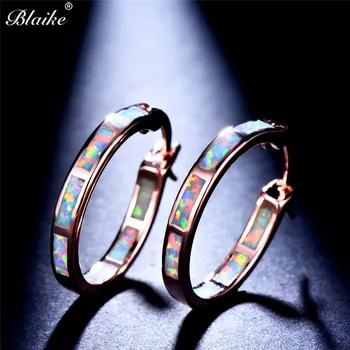Blaike Unique Single Row White Fire Opal Hoop Earrings For Women Rose Gold Engagement Wedding Jewelry Birthstone Earring
Blaike Unique Single Row White Fire Opal Hoop Earrings For Women Rose Gold Engagement Wedding Jewelry Birthstone Earring