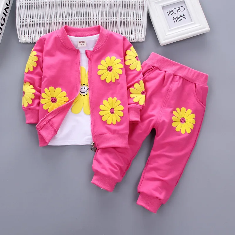 BibiCola autumn girls clothing set children clothing casual tracksuits flowers coat+ t-shirt+pants outfits 3pcs girls clothes
BibiCola autumn girls clothing set children clothing casual tracksuits flowers coat+ t-shirt+pants outfits 3pcs girls clothes
