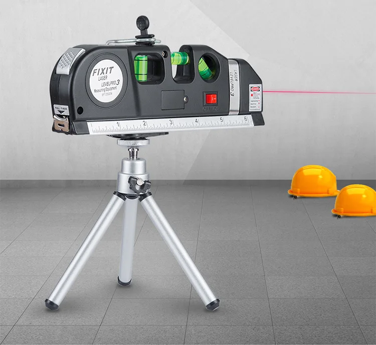 4 in 1 Accurate Multipurpose Laser Level Lever with tripod Cross Projects Horizontal Vertical Laser Light Beam Measure Tape
4 in 1 Accurate Multipurpose Laser Level Lever with tripod Cross Projects Horizontal Vertical Laser Light Beam Measure Tape