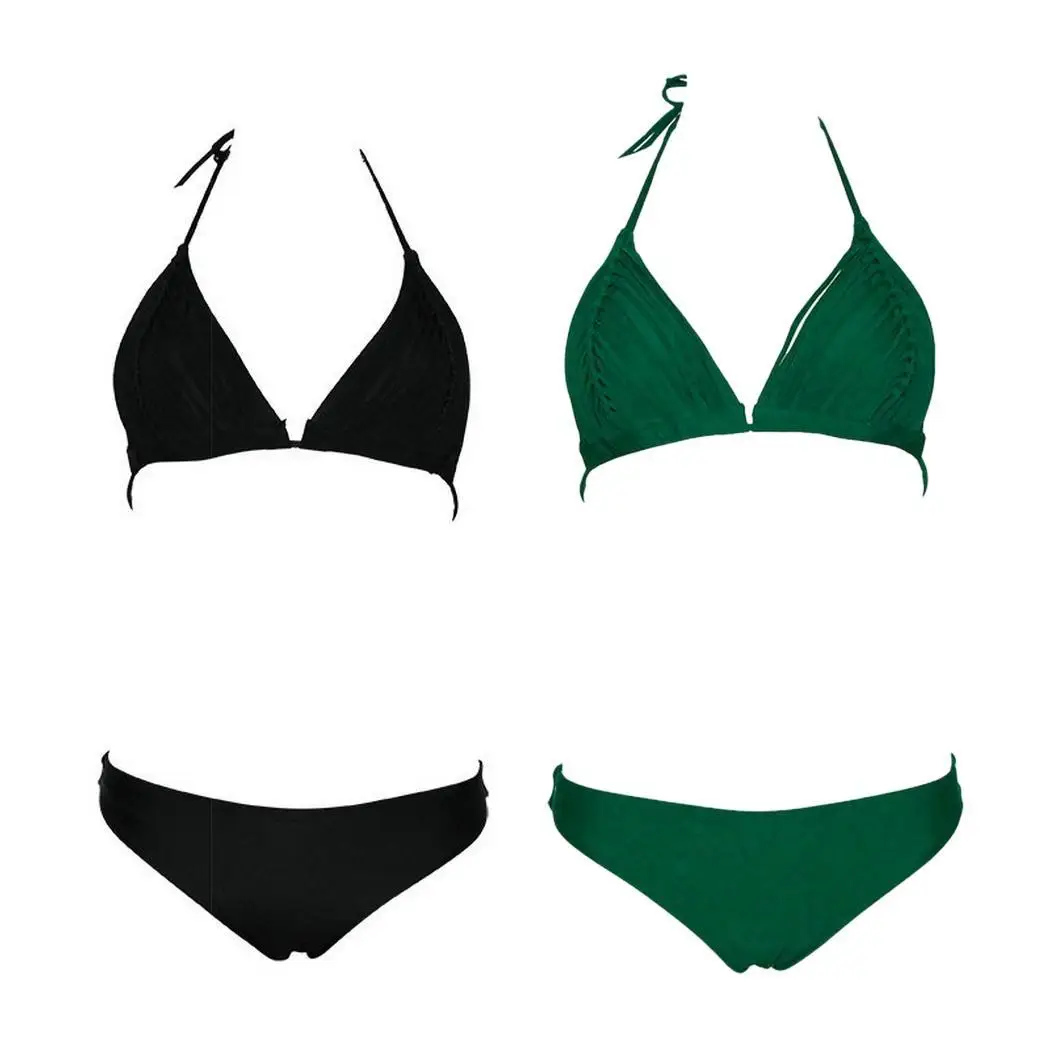 Women Solid Halter Sleeveless Back Lace Summer Up Pullover Swimming Wear Slim Split Swimsuit Stripes Casual
Women Solid Halter Sleeveless Back Lace Summer Up Pullover Swimming Wear Slim Split Swimsuit Stripes Casual