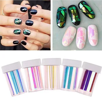 5Bottle/Lot Shining Brilliantly Coloured Nail Art Irregular Glass Foil Mirror Slice Platinum Paper Nail Art Sticker
5Bottle/Lot Shining Brilliantly Coloured Nail Art Irregular Glass Foil Mirror Slice Platinum Paper Nail Art Sticker