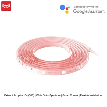 New Yeelight Smart LED 16 Million Color Light Strip Plus Extend Version RGB Strip Lights Band Wifi Mi Home APP AC 100-240V Party
New Yeelight Smart LED 16 Million Color Light Strip Plus Extend Version RGB Strip Lights Band Wifi Mi Home APP AC 100-240V Party