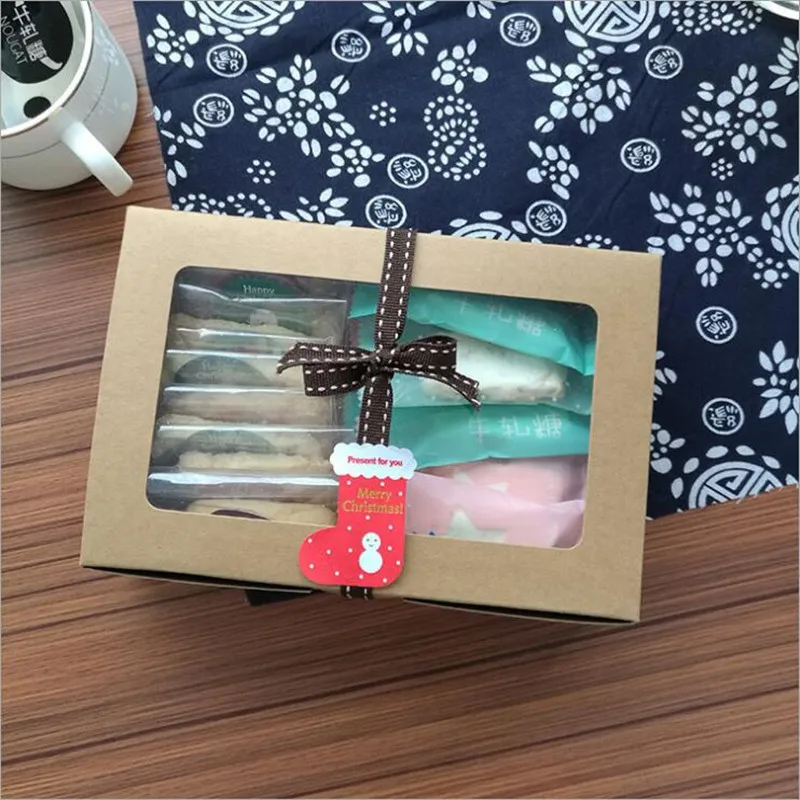 10pcs/lot Kraft Paper cake box with pvc window Cookies Biscuit cupcake packaging box kraft paper gift packaging box for cake
10pcs/lot Kraft Paper cake box with pvc window Cookies Biscuit cupcake packaging box kraft paper gift packaging box for cake