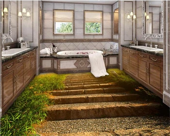 beibehang High Quality Waterproof Wallpaper Stone Stairway Walkway Bathroom Bedroom 3D Floor papel de parede 3d flooring tapety
beibehang High Quality Waterproof Wallpaper Stone Stairway Walkway Bathroom Bedroom 3D Floor papel de parede 3d flooring tapety