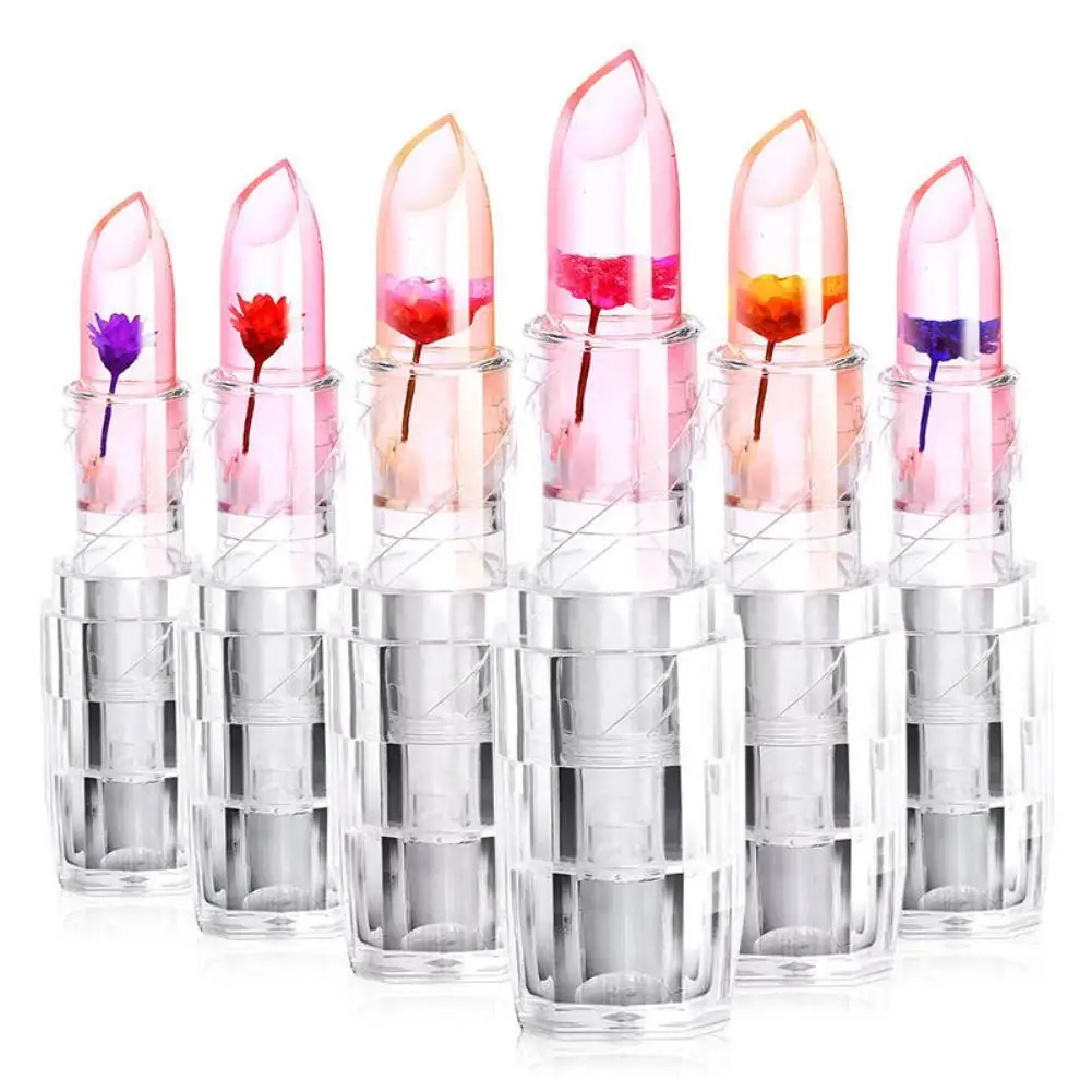 Lip Balm Sexy Jelly Flower Lipbalm Temperature Changing Color Makeup Moisturizer Nutritious Professional Beauty Lipstick Women
Lip Balm Sexy Jelly Flower Lipbalm Temperature Changing Color Makeup Moisturizer Nutritious Professional Beauty Lipstick Women