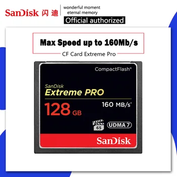 

SanDisk Extreme Pro Compact Flash Memory Card 32 64 128 GB 160MBS CF Card 128GB 32GB 64GB 256GB Flash Card Memory Carte Memoire